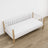 Slaapbank wit met eiken in kinderkamer – scandi inrichting, houten