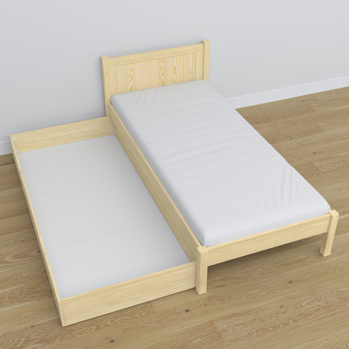 Sommier en pin Nizio pour lit avec tiroir – base durable