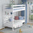 Stapelbed wit in kinderkamer – scandi inrichting, houten