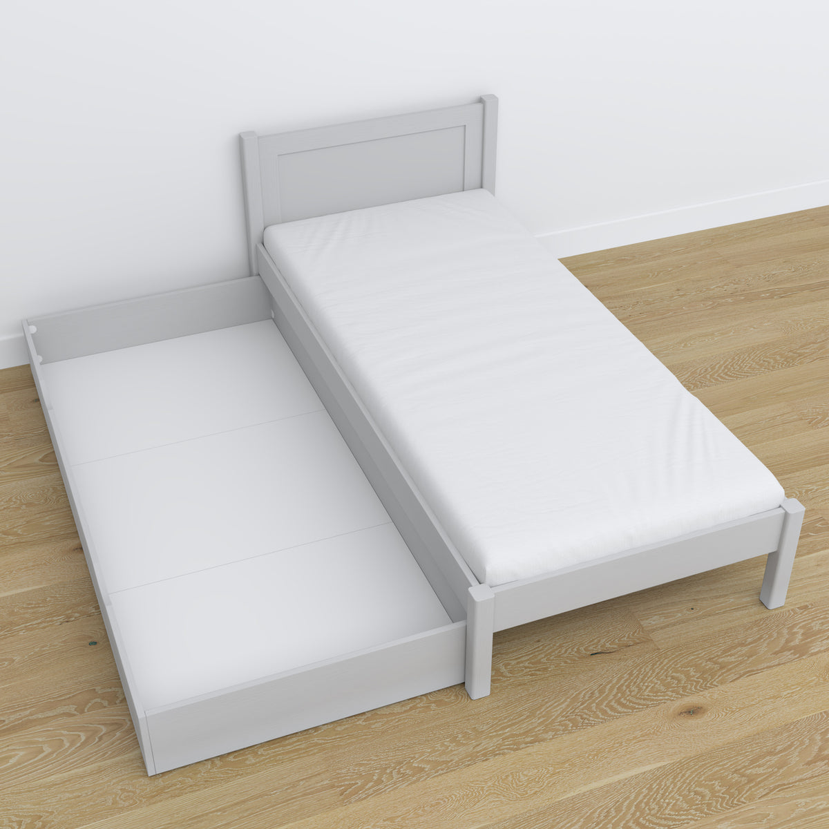 Grenenhouten lattenbodem Nizio voor bed met lade – duurzame basis