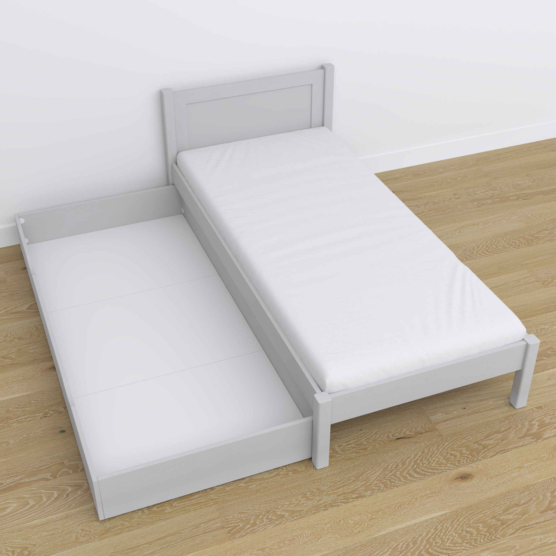 Grenenhouten lattenbodem Nizio voor bed met lade – duurzame basis