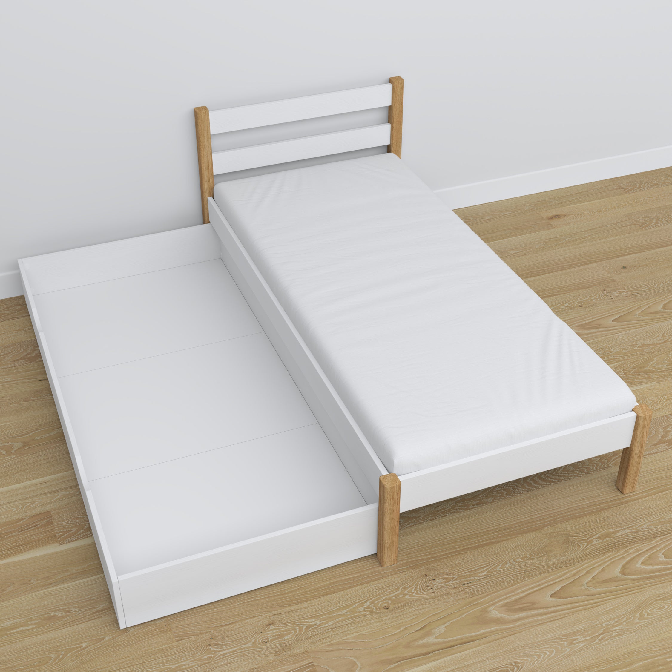 Sommier en pin Nizio pour lit avec tiroir – base durable