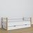 Slaapbank wit-eiken – houten details en verbindingen, Nizio Home