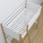 Houten hoogslaperbed wit-eiken – details van verbindingen en ladder, Nizio Home