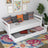 Sofabed met lade houten wit – kinderkamer, scandi stijl Nizio