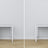 Desk 3S wooden white – joint details, high quality by Nizio