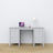 Desk 6S wooden grey – open drawers, document storage compartments