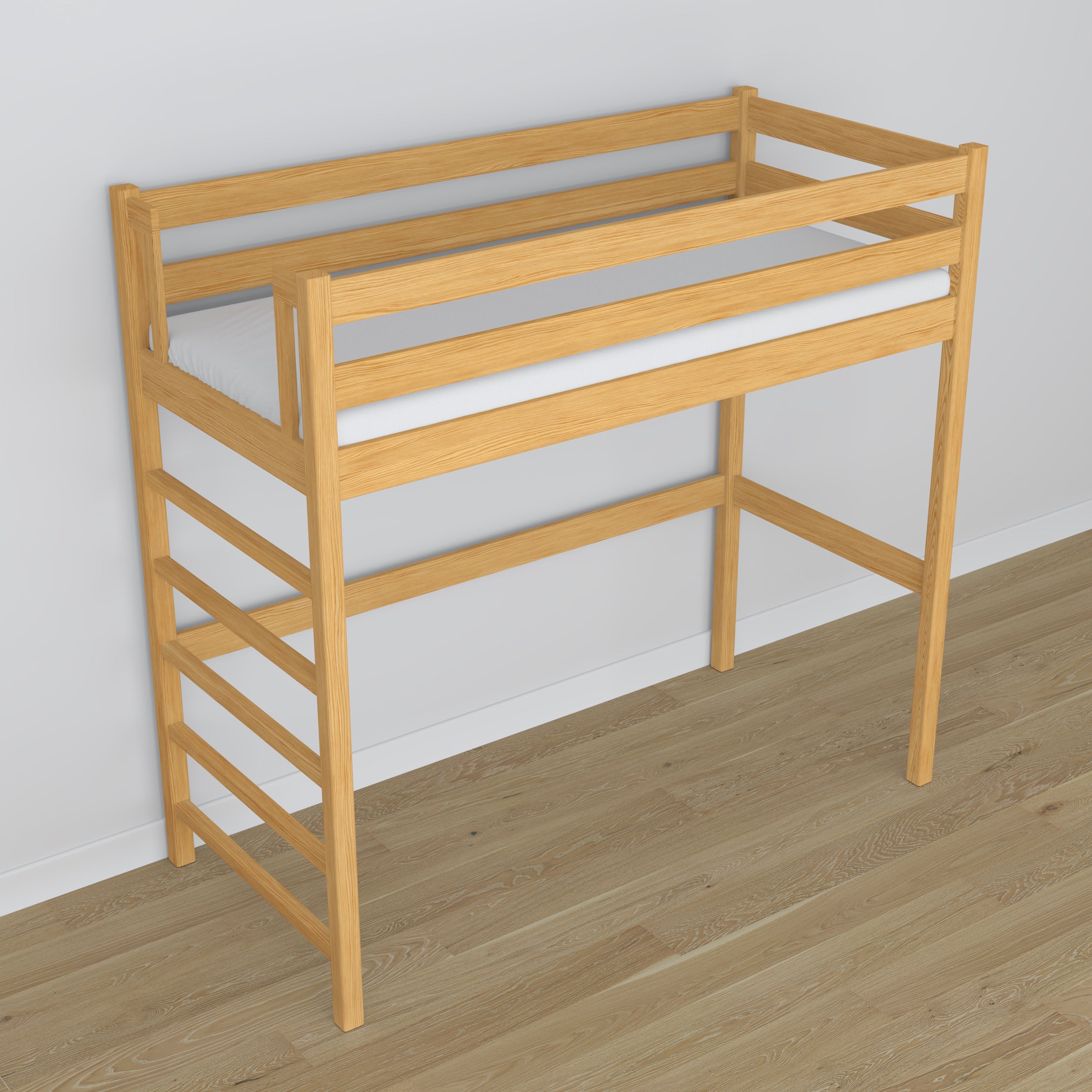 Grenen frame Nizio voor hoogslaper – duurzame basis