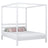 Tweepersoonsbed met hemelbed N01 RAL/NCS – houten, kleur afgestemd op interieur, Nizio Home
