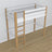 Houten hoogslaperbed wit-eiken in de kinderkamer – scandi inrichting, houten