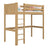 Hoogslaper eikenhout naturel eiken – kinderkamer, massief hout, scandi stijl