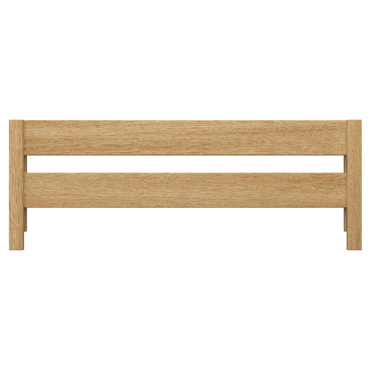 Protection anti-chute lit enfant chêne naturel – vue de côté, en bois