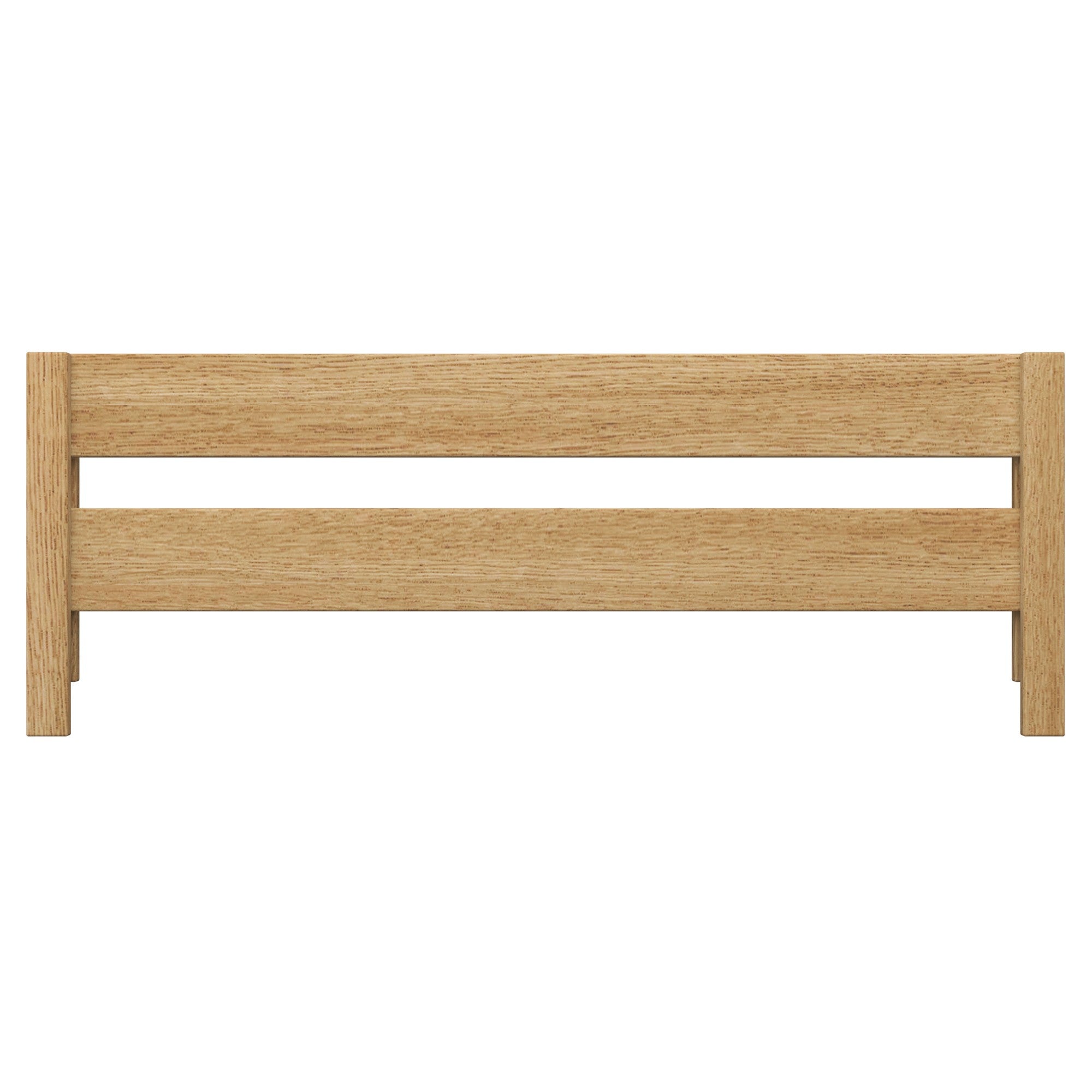 Protection anti-chute lit enfant chêne naturel – vue de côté, en bois