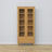 Vitrinekast met lade grenen naturel grenen 90 cm – woonkamer, Scandinavische stijl Nizio