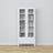 vitrine 1S 90 Scandi en bois dans la couleur sur commande RAL/NCS – bois massif, Nizio