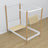 Bed wit-eiken met hemel – houten details en verbindingen, Nizio Home