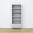 Kast met lade van hout grijs 80 cm – woonkamer en werkkamer, Scandinavische stijl
