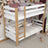 Stapelbed wit-eiken in kinderkamer – scandi inrichting, houten