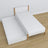 Nizio pine slatted base for bed with drawer – durable support base