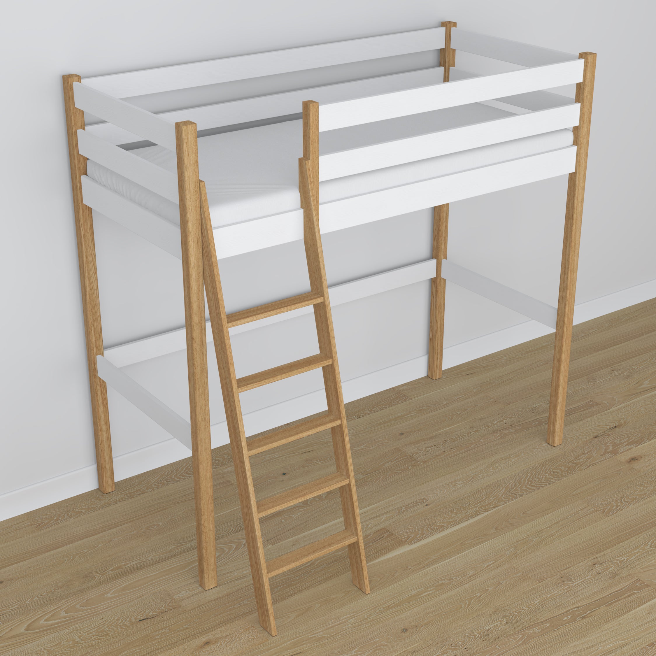 Grenen frame Nizio voor hoogslaper – duurzame basis