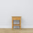 Pine bedside table 1S N01 Scandi natural pine