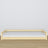 Wooden low bed N01 clear pine
