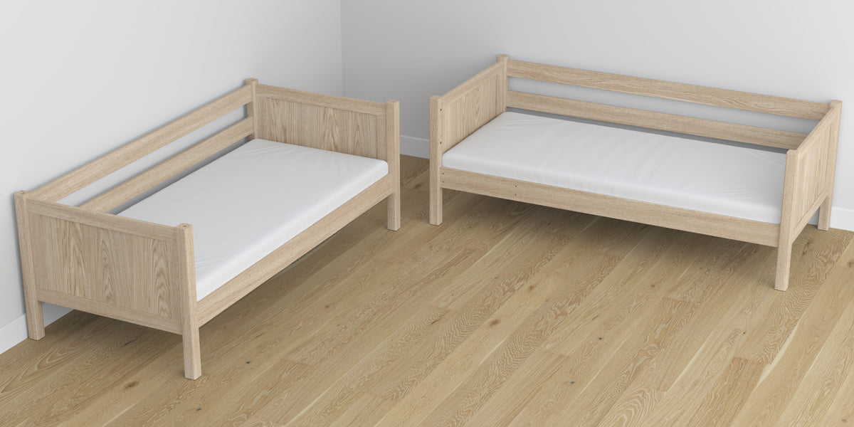 Łóżko piętrowe N02 dąb bielony – dodatkowy widok, Nizio Home
