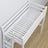Lit mezzanine blanc en bois – vue du dessus na chambre, Nizio