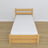Lit avec tiroir en bois pin naturel – chambre d'enfant, décoration scandinave