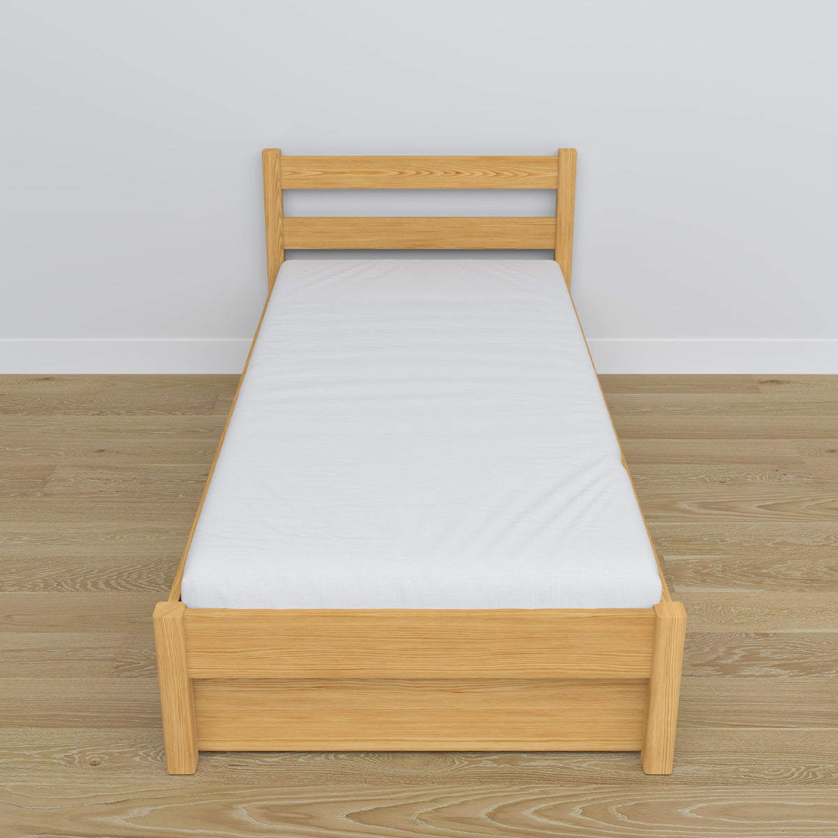 Lit avec tiroir en bois pin naturel – chambre d'enfant, décoration scandinave