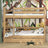 Natural Oak Bunk Bed with Mattress Drawer – Safety Rail, Oak, Nizio Home