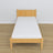 Lit simple en bois pin naturel – détails des assemblages et du bois, Nizio Home