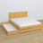Tweepersoons bed met lade houten naturel grenen – lade open, ruim interieur