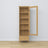 Oak display cabinet 1S 57 Scandi oak natural