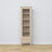 Vitrinekast met lade eikenhouten gewit eiken 57 cm – woonkamer, Scandinavische stijl Nizio