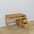 Desk 3S pine natural pine – open drawers, document storage compartments