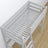 Grey Wooden Loft Bed with Desk – Ladder and Joint Details
