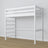 Hoogslaper N01 wit houten in Scandinavische stijl, minimalistisch