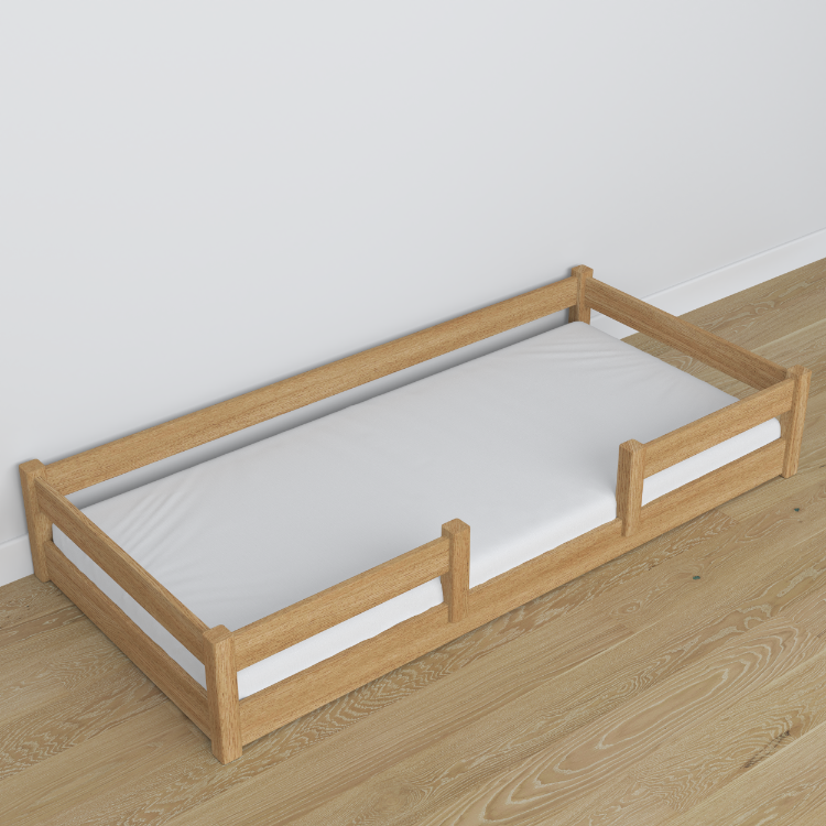 Oak low bed N01 oak natural