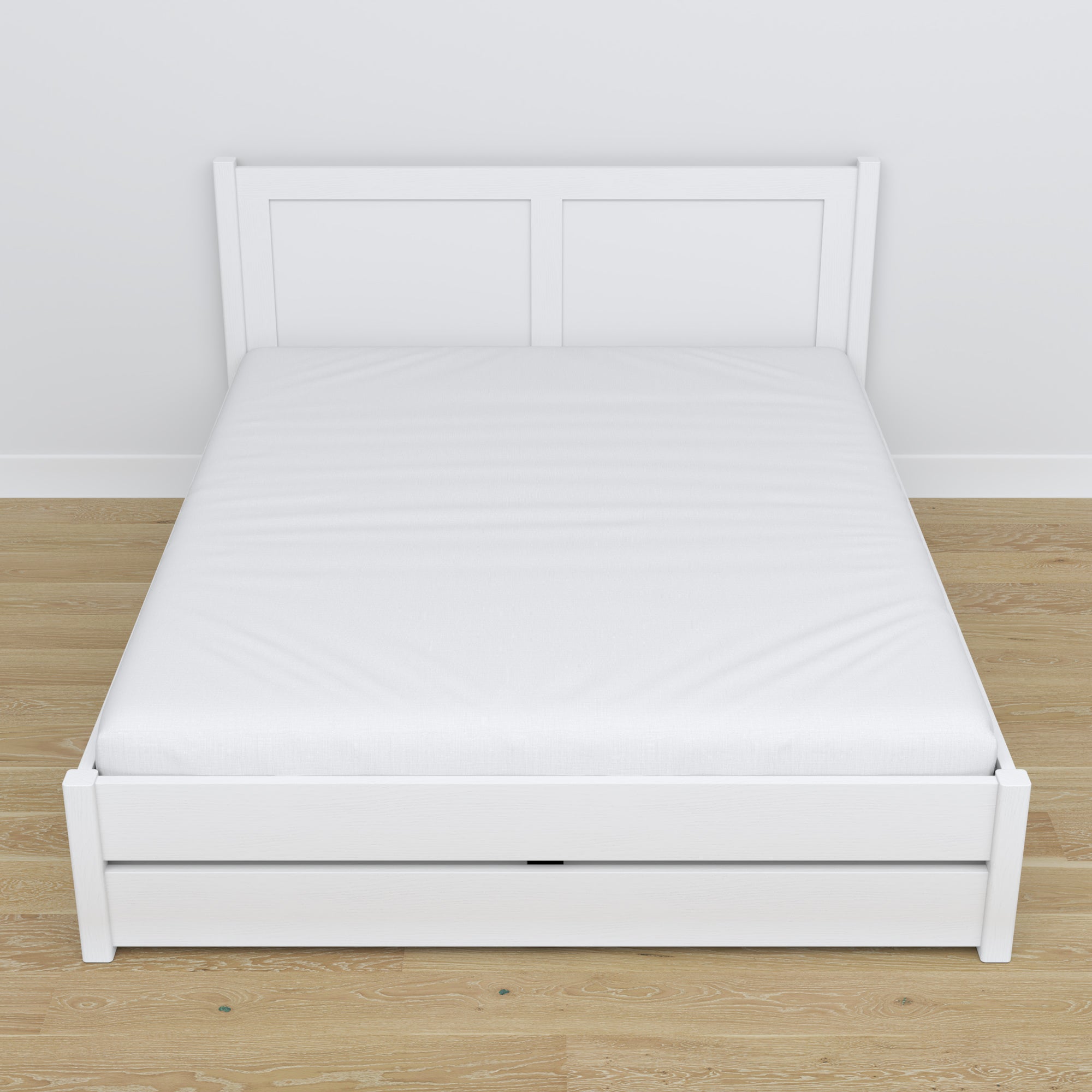 Tweepersoonsbed met lade houten wit – capaciteit en functionaliteit