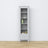 Display cabinet with drawer wooden grey 57 cm – living room, Scandinavian style Nizio