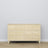 Chest of drawers 6S pine clear pine – open drawers, spacious storage compartments
