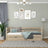 Sofa bed bleached oak with mattress drawer – oak, Nizio Home
