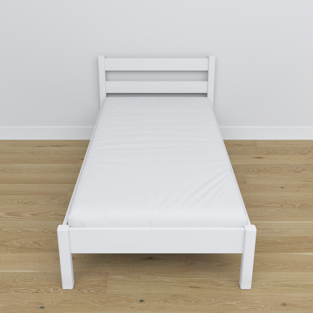 Sommier en pin Nizio pour lit simple – base durable