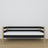 Houten slaapbank zwart-eiken – details van hout en verbindingen, Nizio Home