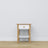 Table de chevet z tiroir N01 en bois blanc avec chêne – chambre, style scandinave