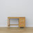 Desk 3S natural pine wood – side view, tabletop depth