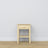 Pine bedside table 1S N01 Scandi clear pine