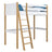 Hoogslaper houten wit-eiken – kinderkamer, massief hout, scandi stijl