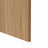 Eikenhouten front met glas